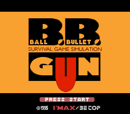 Ball Bullet Gun (english translation) Title Screen